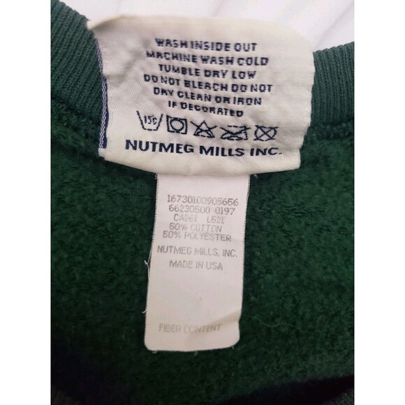 90’s Green Bay Packers “Titletown” Green Sweatshirt Super Bowl XXXI Champs XL - Picture 7 of 10